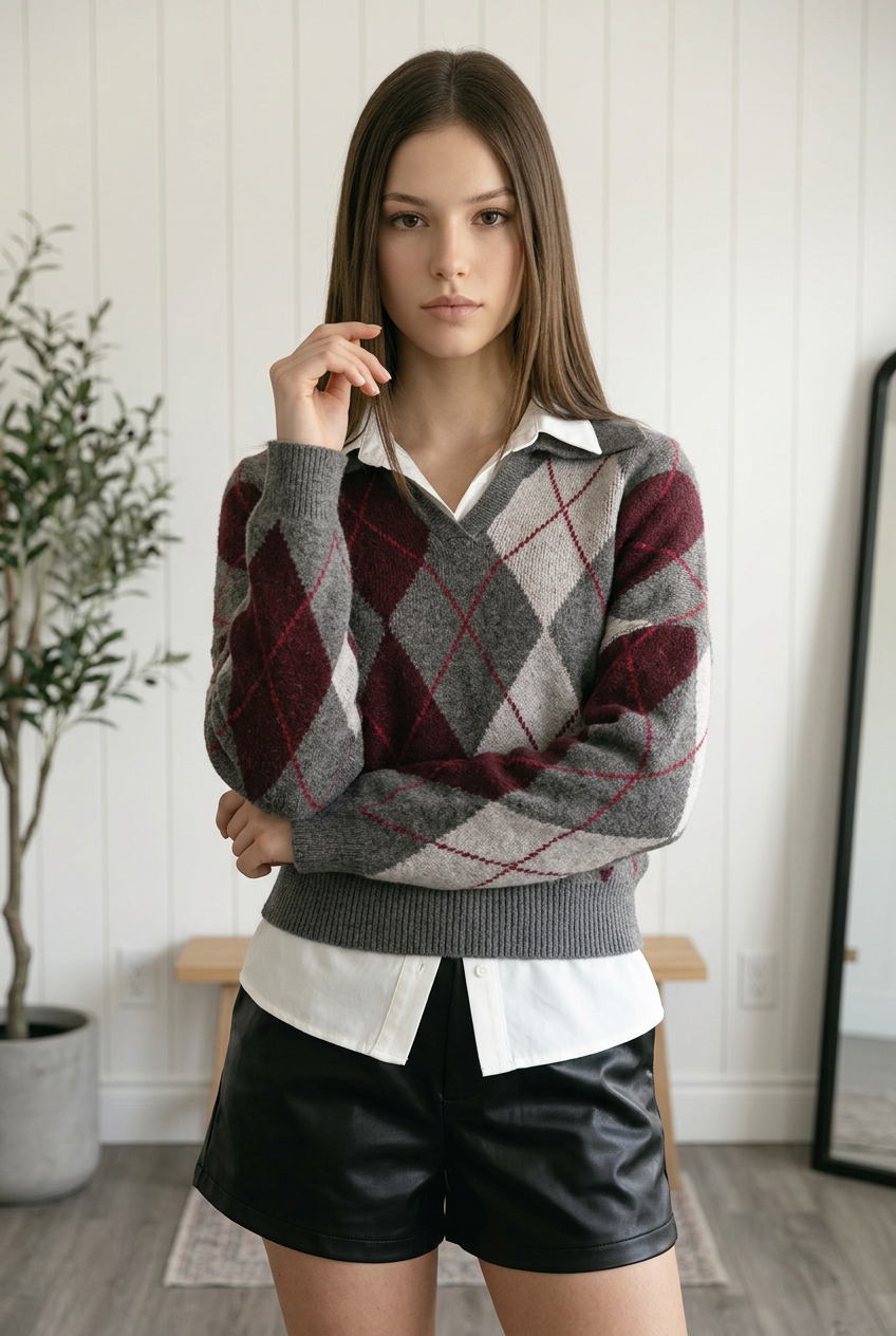 Maje Agyle knit