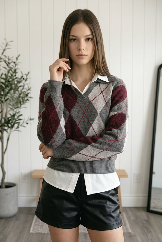 Maje Agyle knit