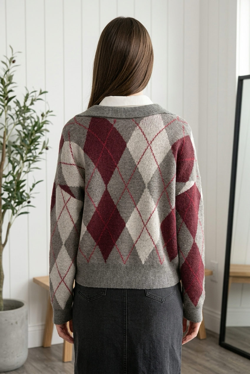 Maje Agyle knit